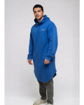Blue Longline hoodie
