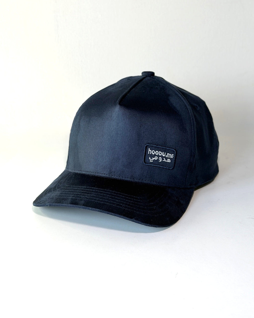Navy Blue Suede Cap