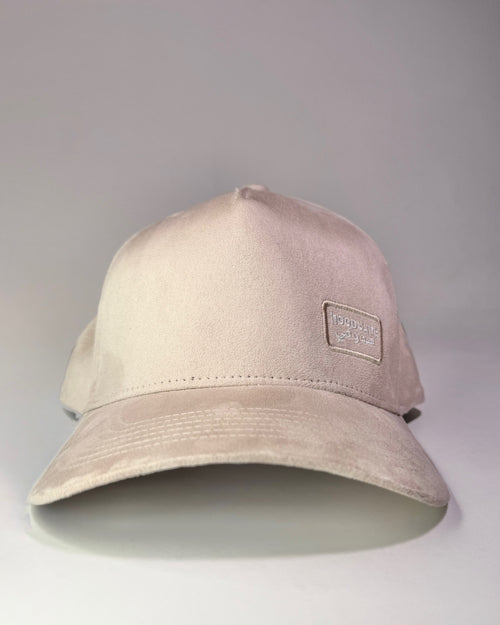 Beige Suede Cap
