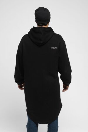 Long hoodie (BLACK) Back